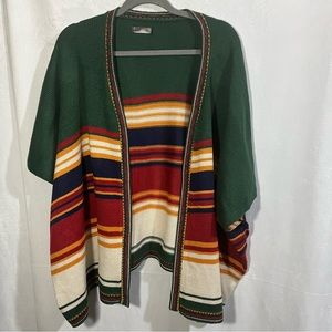 JANICE Stripe Cardigan‎ Multicolor One Size 100% Acrylic